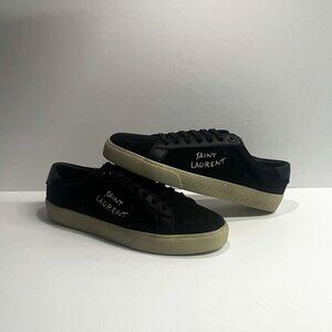 Saint Laurent Women Court Classic Leather Sneakers 610648 GUP50 1000